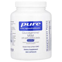 Glucosamine MSM with Joint Comfort Herbs, 360 Capsules — Pure Encapsulations
