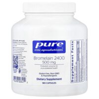 Bromelain 2400, 500 mg, 180 Capsules — Pure Encapsulations