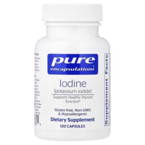 йод, 120 капсул (225 мкг в 1 капсуле) — Pure Encapsulations