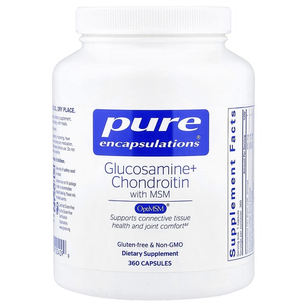 pes00409_v_11.jpg глюкозамин, хондроитин и МСМ, 360 капсул — Pure Encapsulations