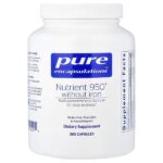 Nutrient 950® Without Iron, 360 Capsules — Pure Encapsulations