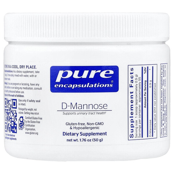 pes00443_v_10.jpg D-Mannose Powder, 1.76 oz (50 g) — Pure Encapsulations