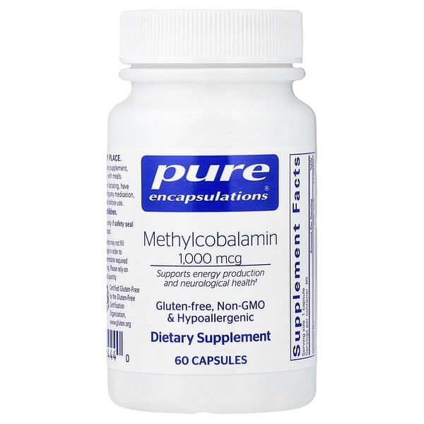 pes00444_v_10.jpg Methylcobalamin, 1,000 mcg, 60 Capsules — Pure Encapsulations