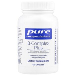 B-Complex Plus, 120 капсул — Pure Encapsulations