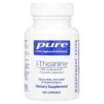 L-теанин, 120 капсул (200 мг на капсулу) — Pure Encapsulations