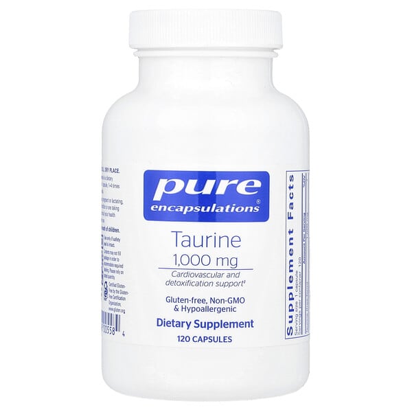pes00558_v_11.jpg таурин, 1000 мг, 120 капсул — Pure Encapsulations