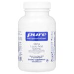 Альфа-липоевая кислота, 600 мг, 120 капсул — Pure Encapsulations