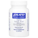 Альфа-липоевая кислота, 600 мг, 60 капсул — Pure Encapsulations