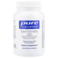 Saw Palmetto 320, 120 мягких капсул (320 мг в каждой капсуле) — Pure Encapsulations