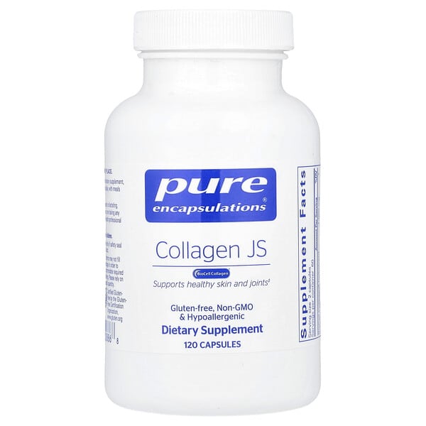 pes00886_v_8.jpg Collagen JS, 120 капсул (500 мг в каждой капсуле) — Pure Encapsulations