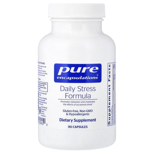 pes00945_v_10.jpg Daily Stress Formula, 90 Capsules — Pure Encapsulations