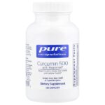 Куркумин 500 с Bioperine®, 120 капсул — Pure Encapsulations