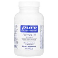 Калий (цитрат), 200 мг, 180 капсул — Pure Encapsulations