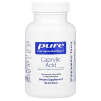 Caprylic Acid, 120 Capsules — Pure Encapsulations