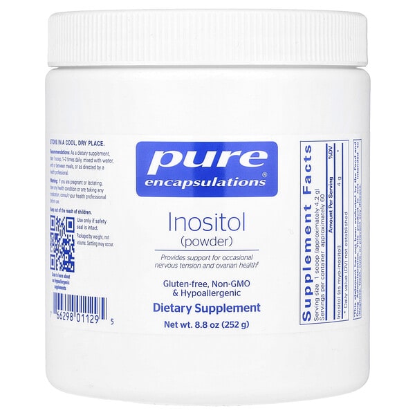 pes01129_v_11.jpg Инозитол в порошке, 252 г (8,8 унции) — Pure Encapsulations