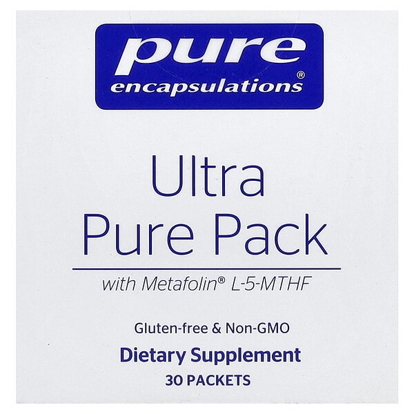 pes01255_v_20.jpg Ultra Pure Pack With Metafolin® L-5-MTHF, 30 Packets — Pure Encapsulations