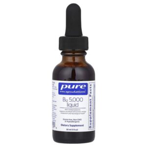 витамин B12 5000, в жидкой форме, 30 мл — Pure Encapsulations