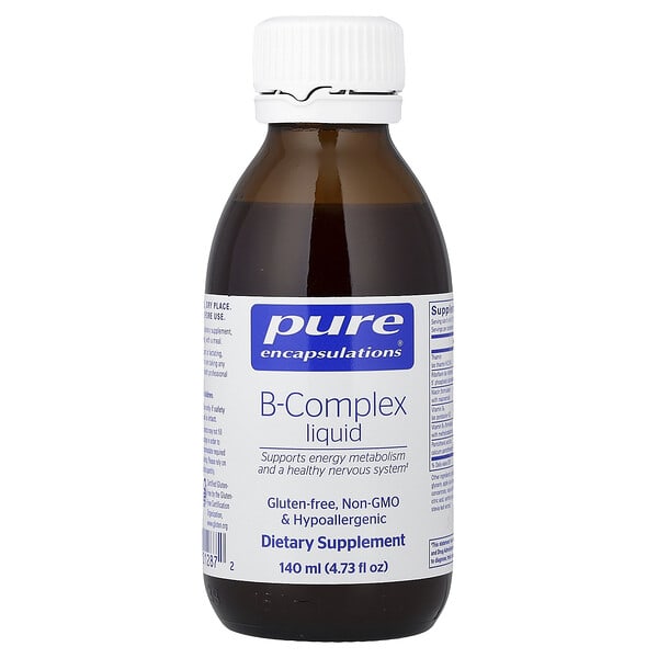 pes01287_v_11.jpg B-Complex, жидкая добавка, 140 мл (4,73 жидк. унции) — Pure Encapsulations