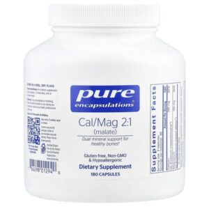 Cal / Mag 2: 1 (малат), 180 капсул — Pure Encapsulations