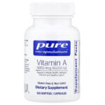 Vitamin A, 3,000 mcg (10,000 IU), 120 Softgel Capsules — Pure Encapsulations