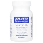 Витамин D3, 125 мкг (5000 МЕ), 250 капсул — Pure Encapsulations