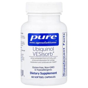 Ubiquinol VESIsorb®, 60 Softgel Capsules — Pure Encapsulations