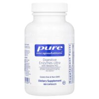 Пищеварительные ферменты Ultra с бетаином гидрохлоридом, 180 капсул — Pure Encapsulations