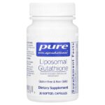 Липосомальный глутатион, 30 мягких капсул (375 мг в каждой капсуле) — Pure Encapsulations