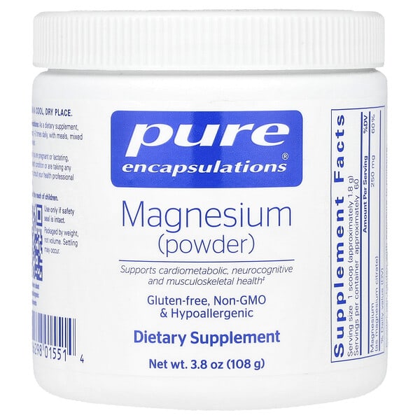 pes01551_v_8.jpg Магний в порошке, 108 г (3,8 унции) — Pure Encapsulations