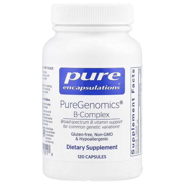 pes01821_v_8.jpg PureGenomics® B-Complex, 120 капсул — Pure Encapsulations