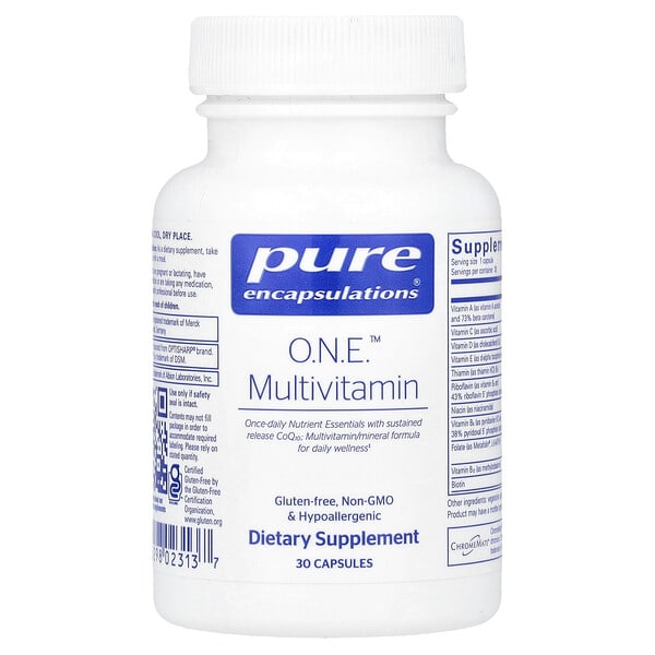 pes02313_v_8.jpg ONE™, мультивитамины, 30 капсул — Pure Encapsulations