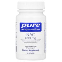 NAC, 600 mg, 30 Capsules — Pure Encapsulations