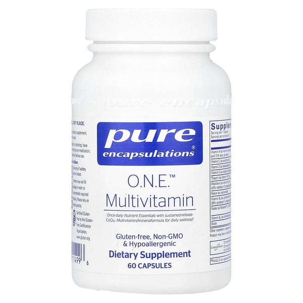 pes11499_v_11.jpg ONE™, мультивитамины, 60 капсул — Pure Encapsulations
