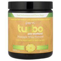 Turbo, перед тренировкой, ананас со взбитыми сливками, 304 г (10,9 унции) — Perk Energy