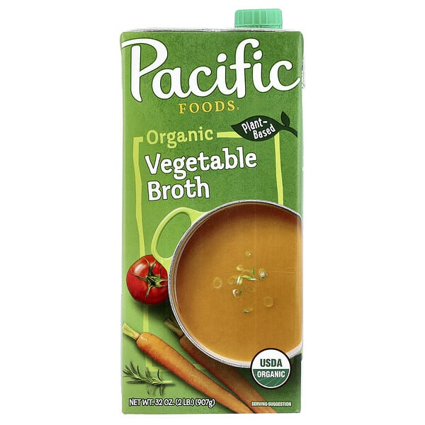 pfd05410_v_10.jpg органический овощной бульон, 907 г (32 унции) — Pacific Foods