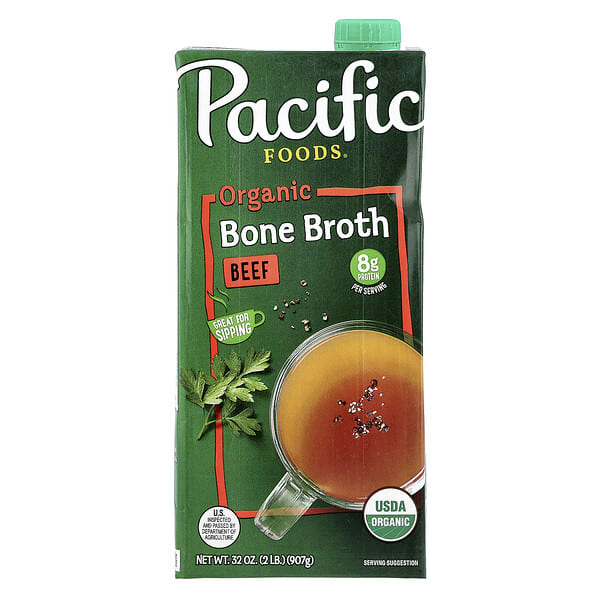 pfd05605_v_10.jpg органический костный бульон, говядина, 907 г (32 унции) — Pacific Foods