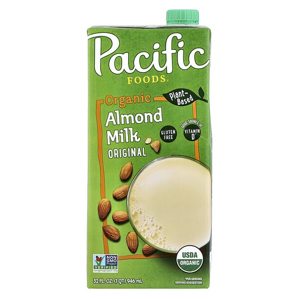 pfd06500_v_10.jpg органическое миндальное молоко, 946 мл (32 жидк. унции) — Pacific Foods