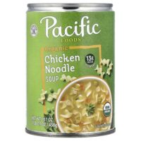 органический куриный суп с лапшой, 458 г (16,1 унции) — Pacific Foods