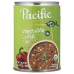 органический овощной суп из чечевицы, 463 г (16,3 унции) — Pacific Foods