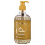 Skin ResQ™, гель для душа, 5% сыворотка с АГК и папайя, 473 мл (16 жидк. унций) — Petal Fresh