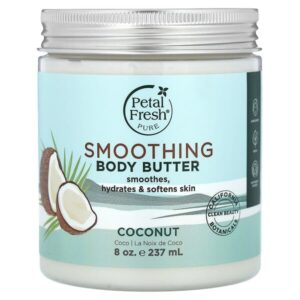 масло для гладкости тела, кокос, 2,37 мл (8 унций) — Petal Fresh