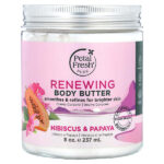 Pure, обновляющее масло для тела, гибискус и папайя, 237 мл (8 унций) — Petal Fresh