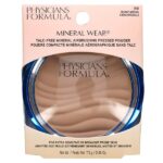 Mineral Wear, минеральная прессованная пудра без талька, 7587 кремообразный натуральный, 7,5 г (0,26 унции) — Physicians Formula — изображение 2