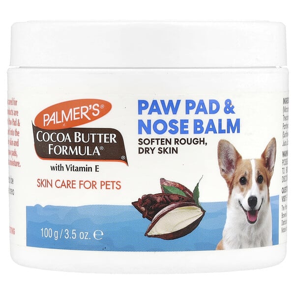 pfp90119_v_26.jpg Palmer's for Pets, Coconut Butter Formula® с витамином E, подушечки для губ и бальзам для носа, для домашних животных, без отдушек, 100 г (3,5 унции)