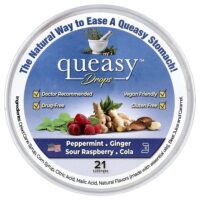 Queasy™, капли, ассорти, 21 пастилка — Preggie