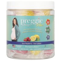 Drops Plus !, кислая малина, кислый лимон`` 32 пастилки — Preggie