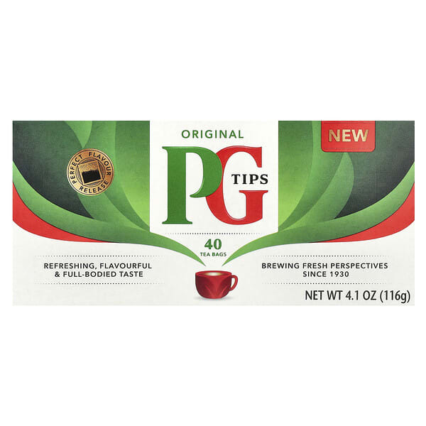pgt00468_v_17.jpg PG Tips, Original Tea, 40 чайных пакетиков, 116 г (4,1 унции)
