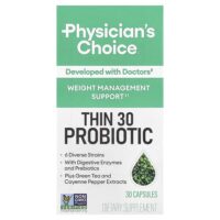 Thin 30, пробиотик, 30 капсул — Physician's Choice