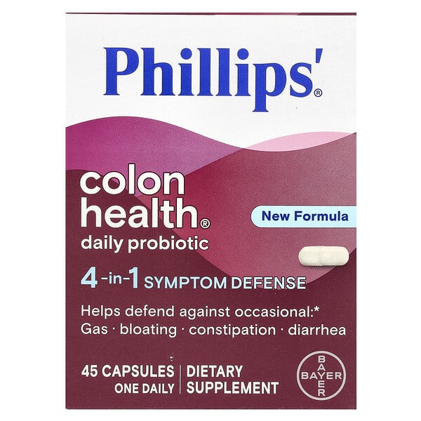 php35435_v_44.jpg Ежедневный пробиотик для здоровья кишечника, 45 капсул — Phillip's