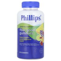 Fiber Good®, жевательные мармеладки, ассорти, 90 жевательных таблеток — Phillip's